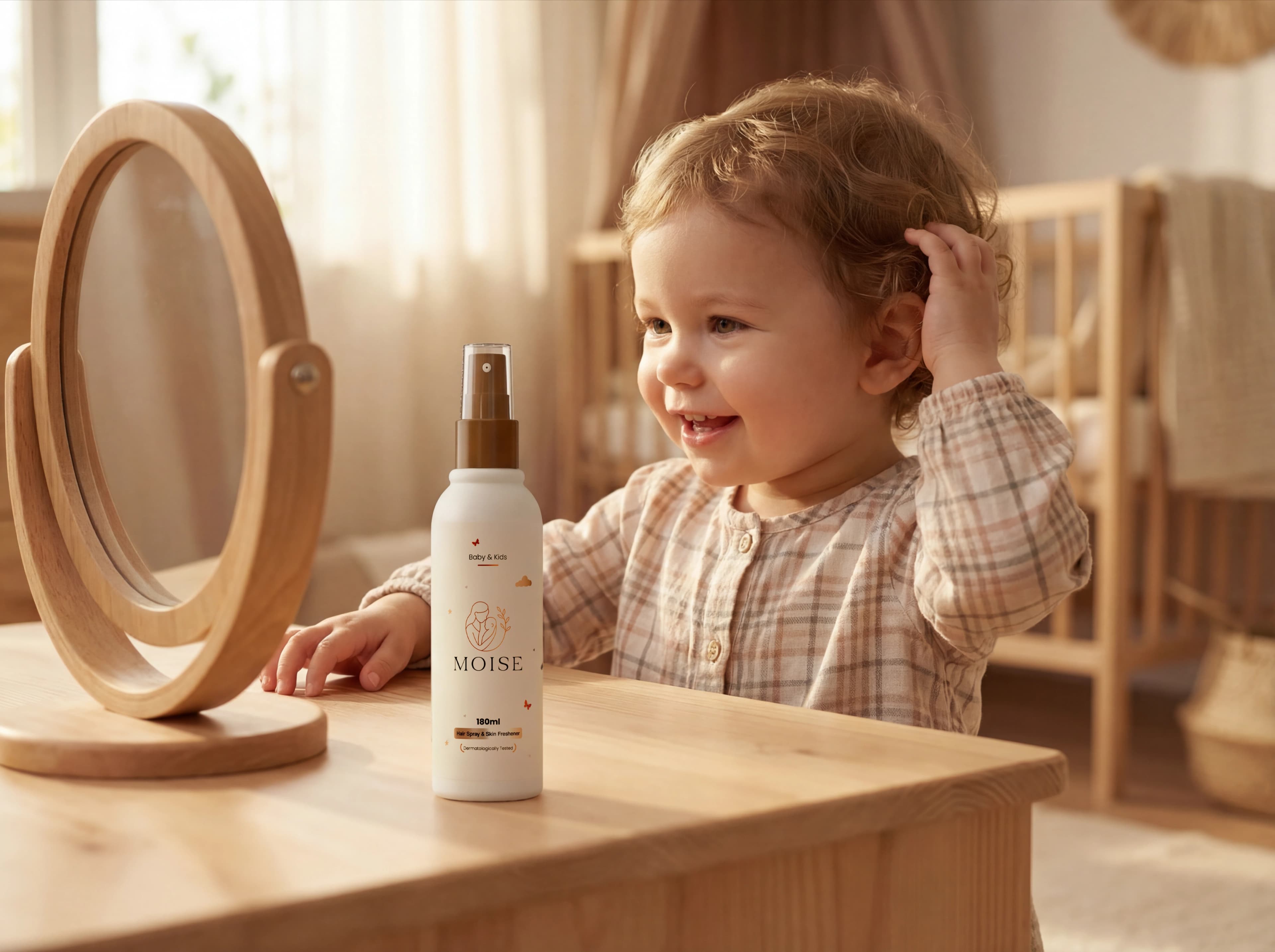 Baby with huid & haar spray