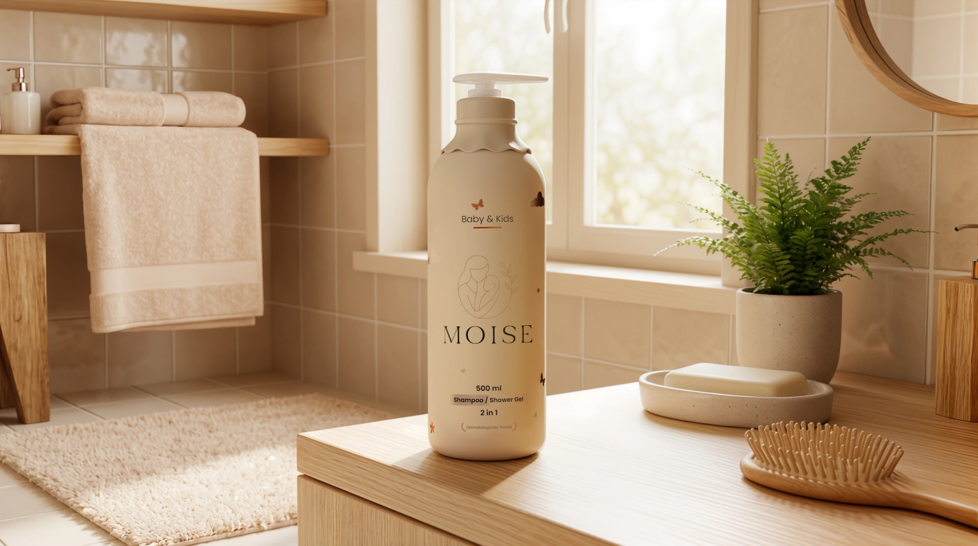 Moise 2-in-1 Shampoo & Shower Gel