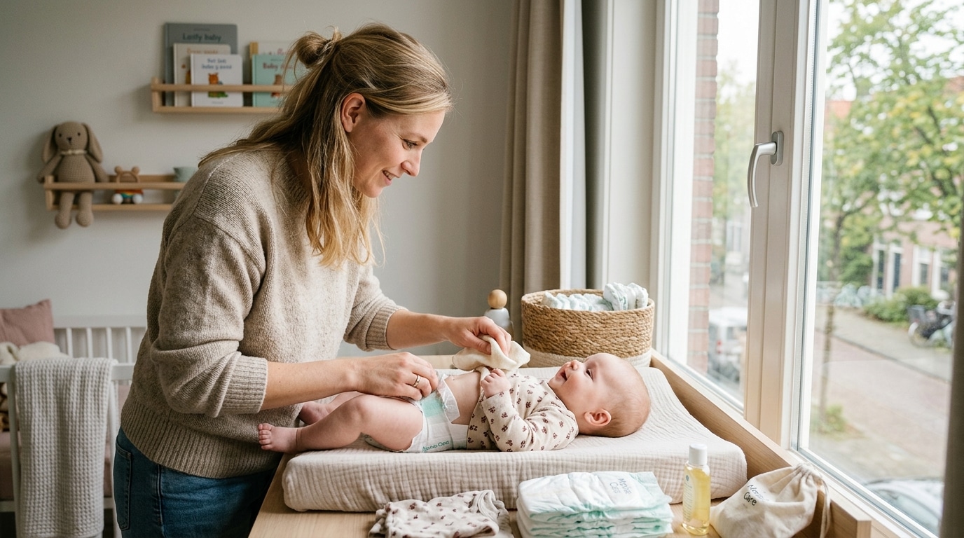 Hoe vaak moet je een baby verschonen?