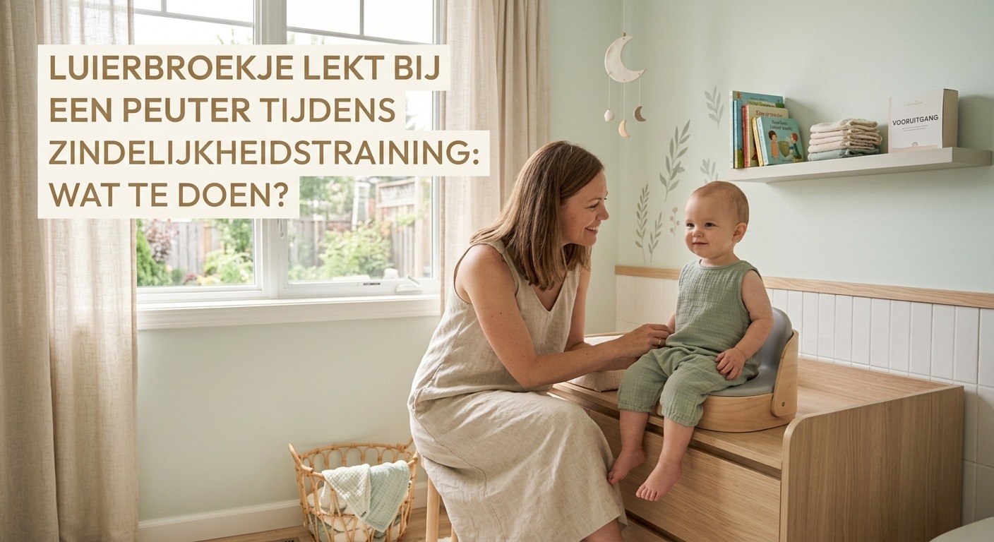 Luierbroekje lekt bij een peuter tijdens zindelijkheidstraining: wat te doen?