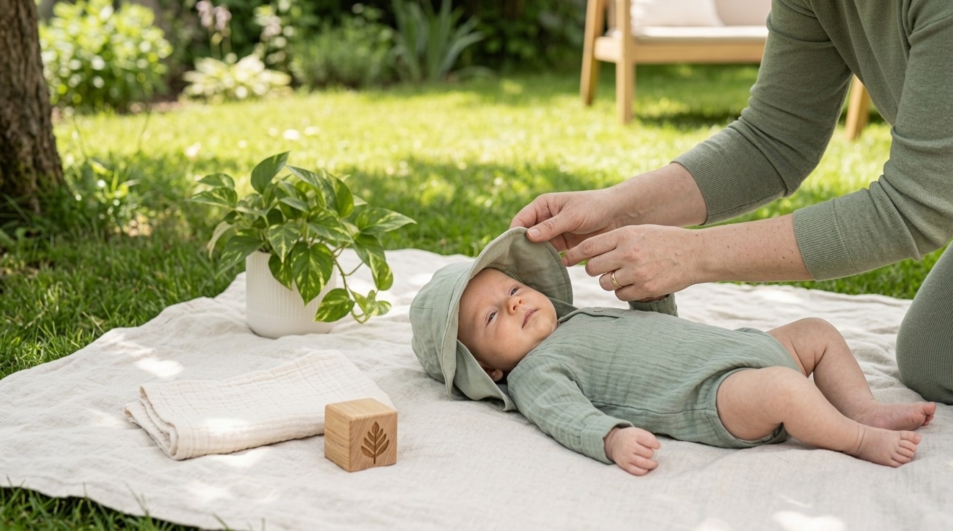 Zonbescherming voor baby's onder de 6 maanden: wat mag wel en niet?